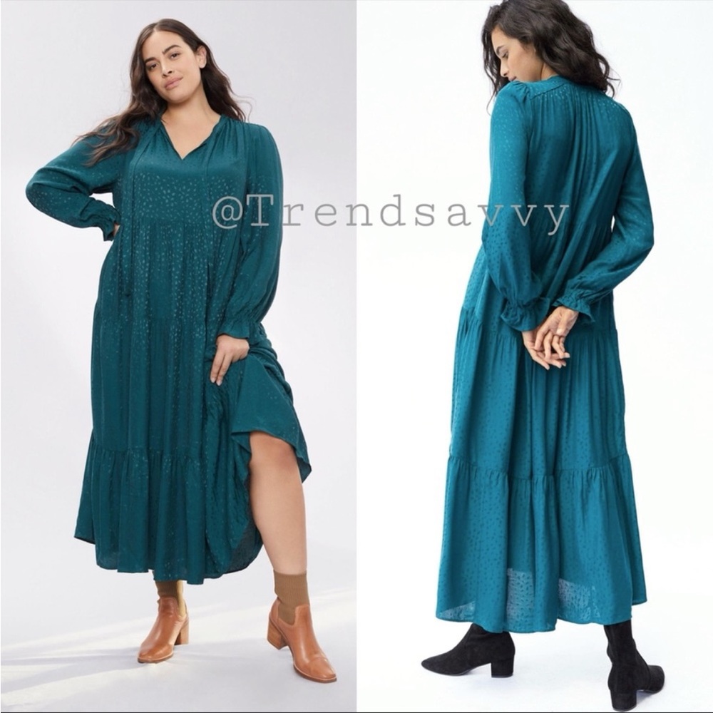 Anthro midi dress.